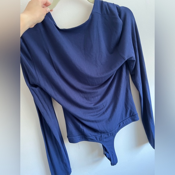 Lovers and Friends deep V tie front bodysuit - Picture 2 of 4